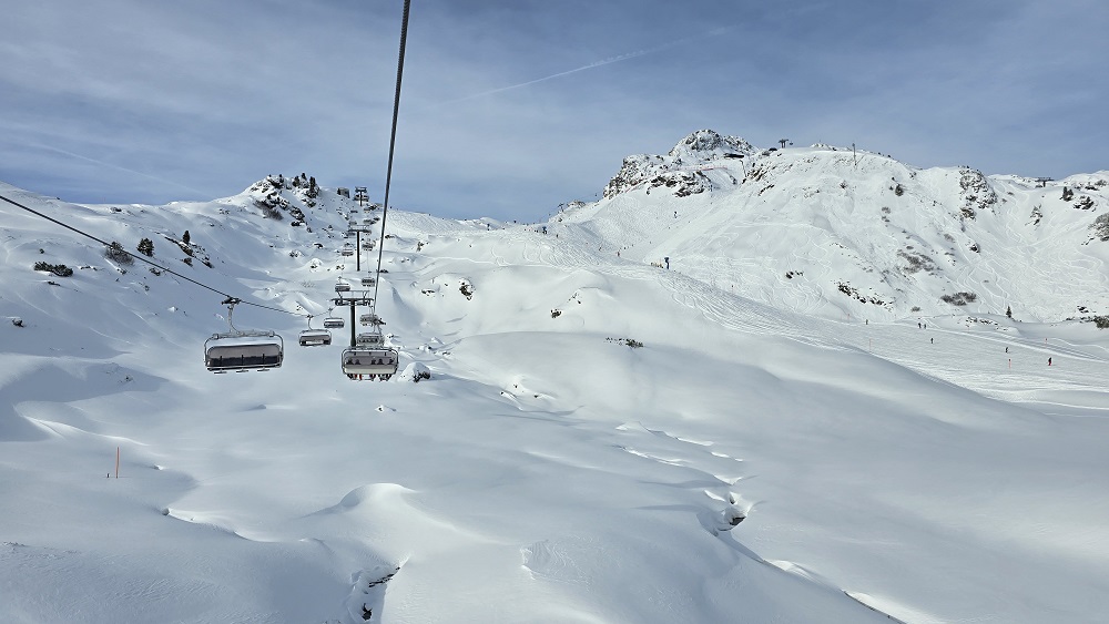 Verse sneeuw in Obertauern.